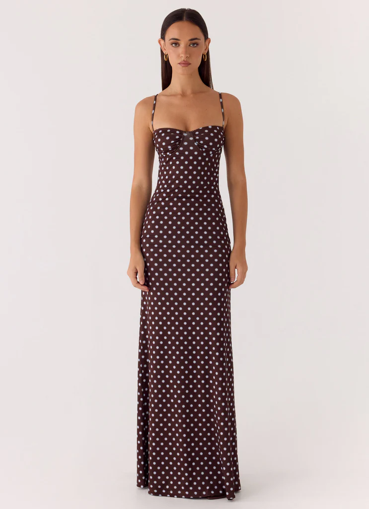 Robe Maxi Vamonos - Tache Bleue Chocolat