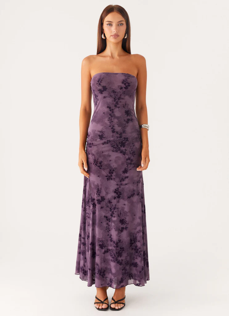 Robe Midi Alexandrite - Violet