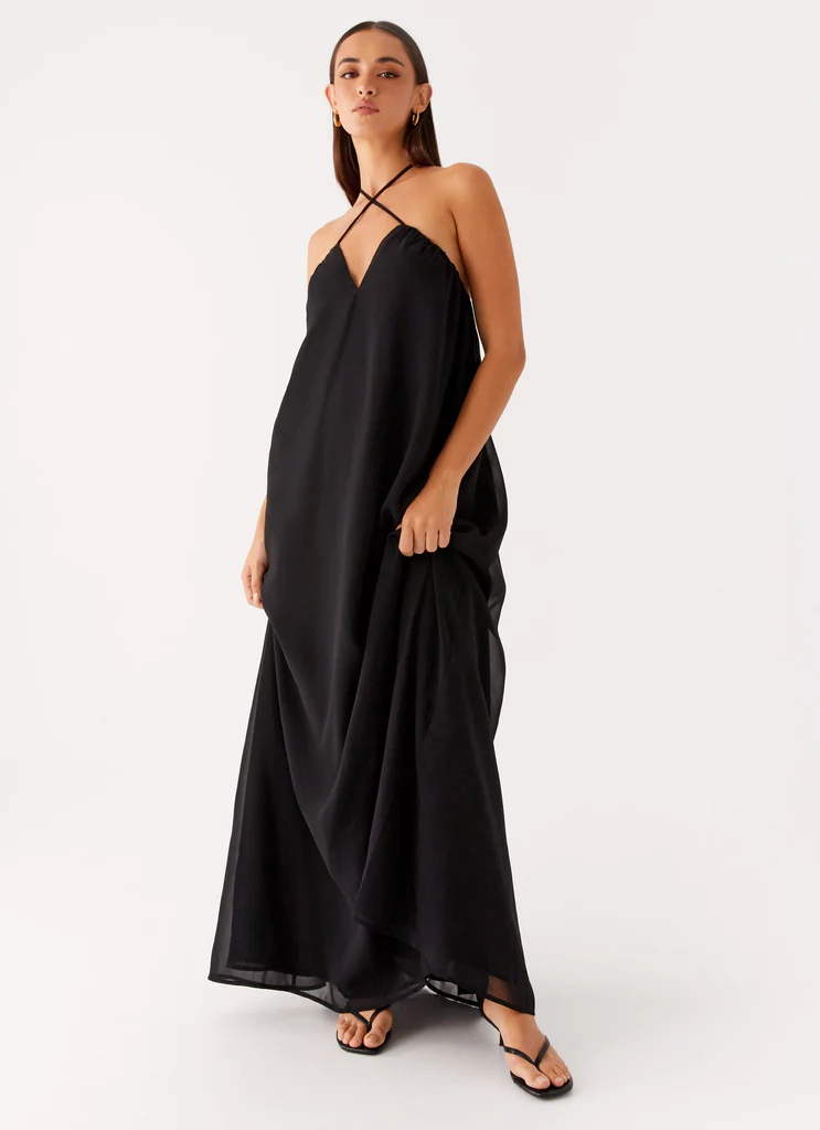 Robe Saba Maxi - Noir