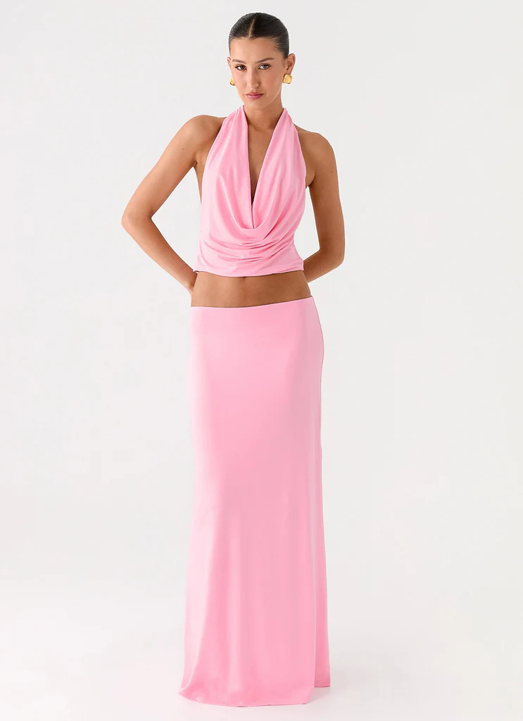 Jupe Maxi Ashi - Rose