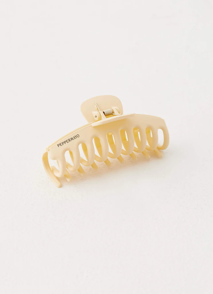 Peppermayo Claw Clip - Ivoire