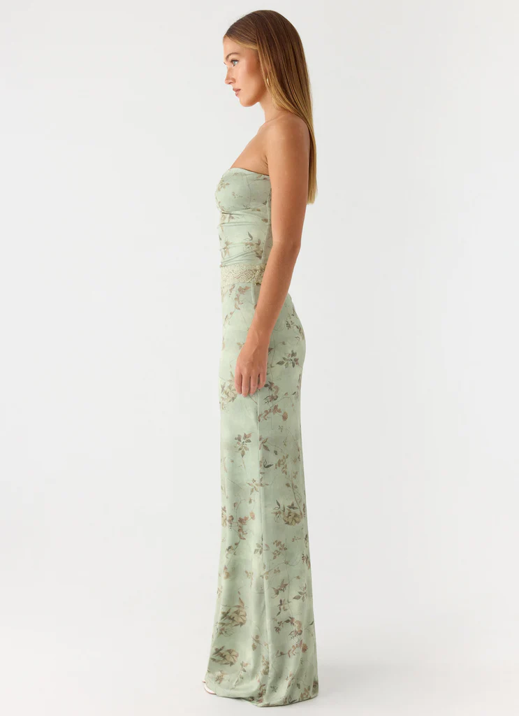 Robe Maxi Come Through - Fougère Léger