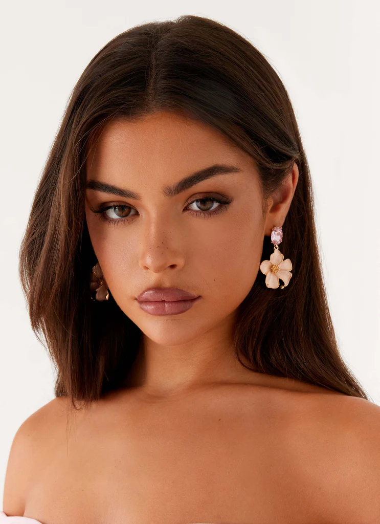 Boucles d'oreilles Wendy - Rose