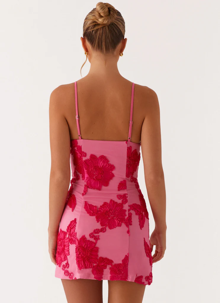 Robe Micro Mini Alivia - Rose