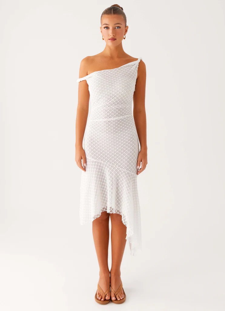 Robe Midi Huntah - Ivoire