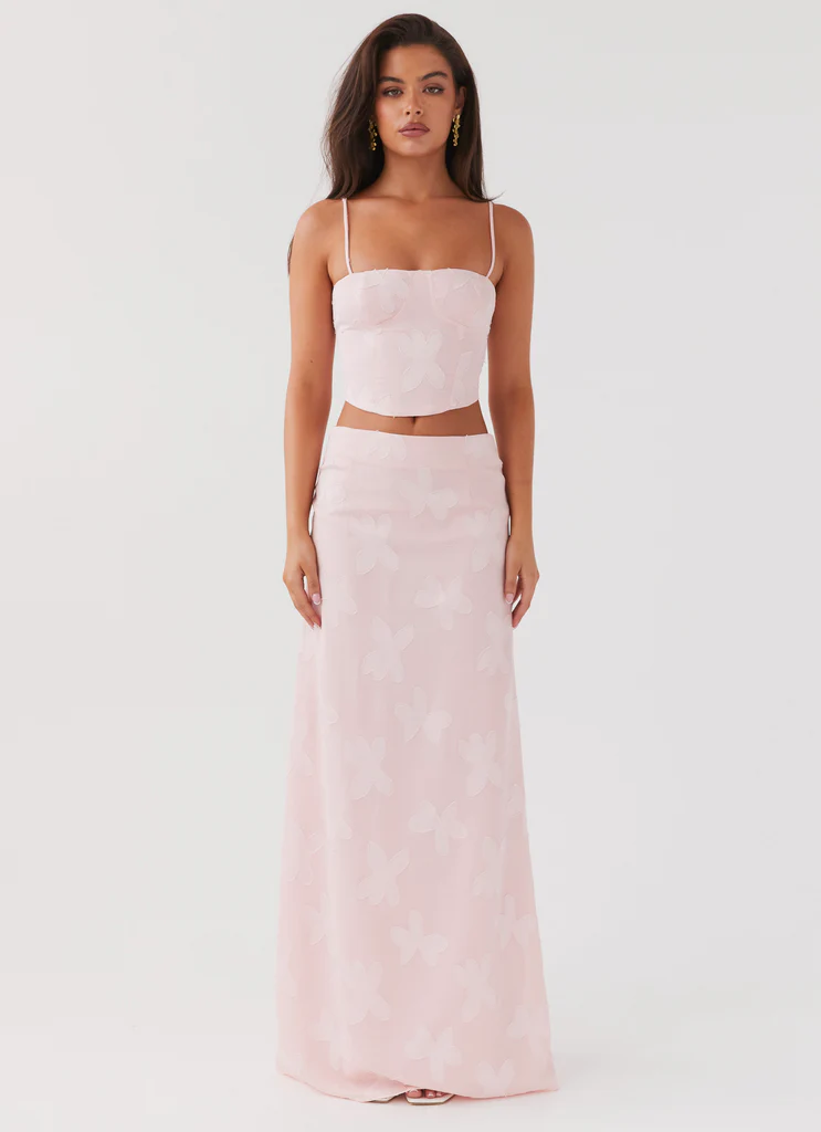 Meilleur Top à lacets Love - Rose Pétale