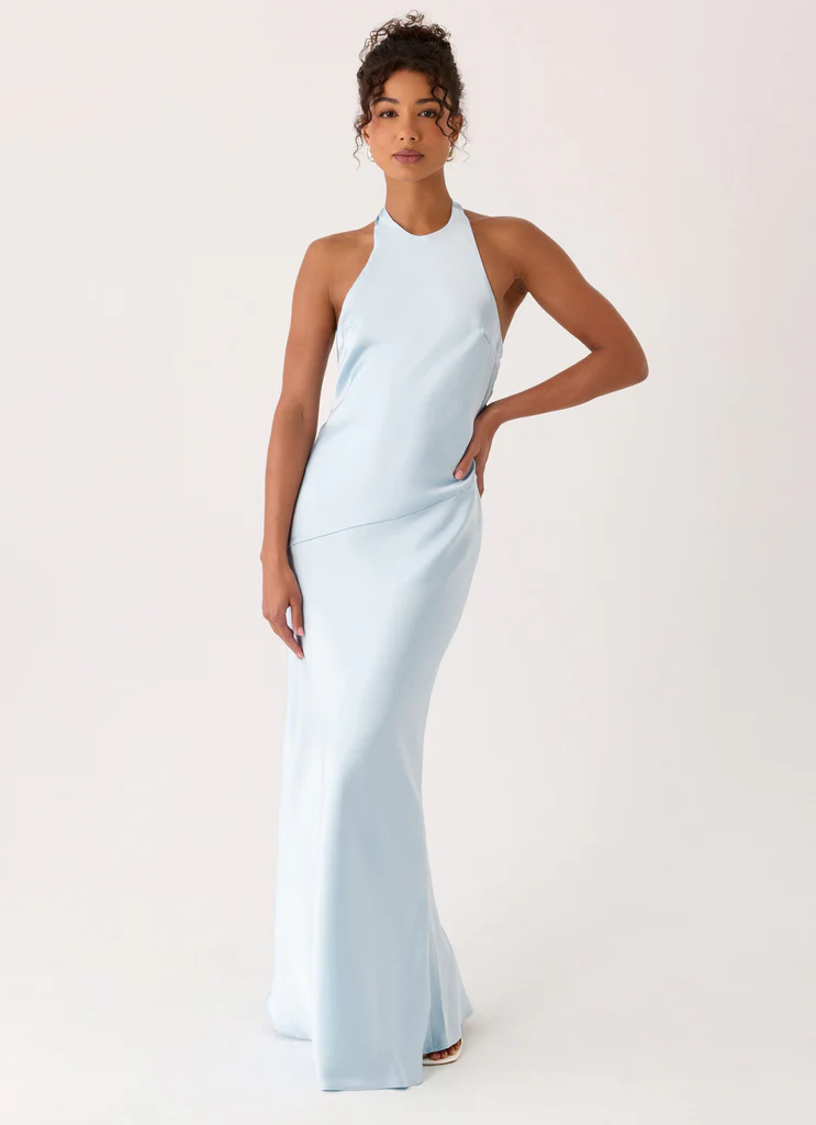 Robe Maxi Jasmanie - Bleu