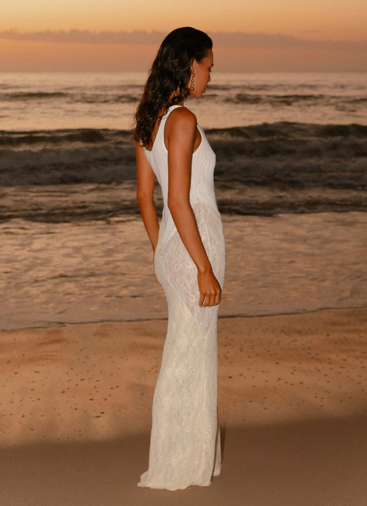 Robe maxi Twilight Dreams - Jaune