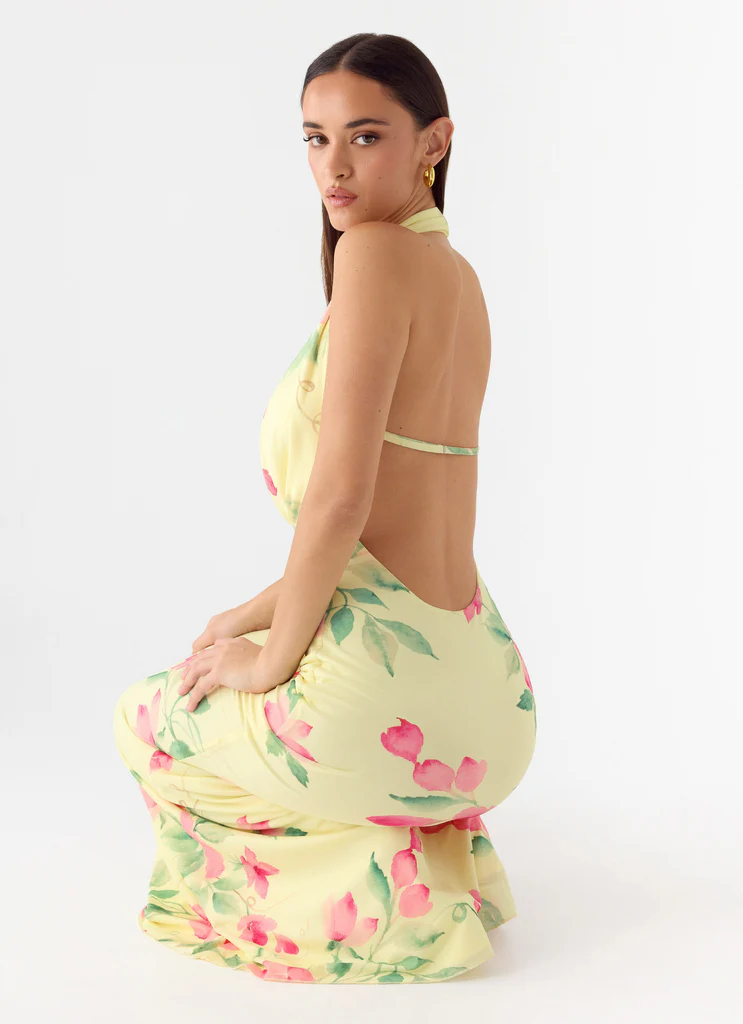 Robe maxi Like You Better - Lemon Soleil