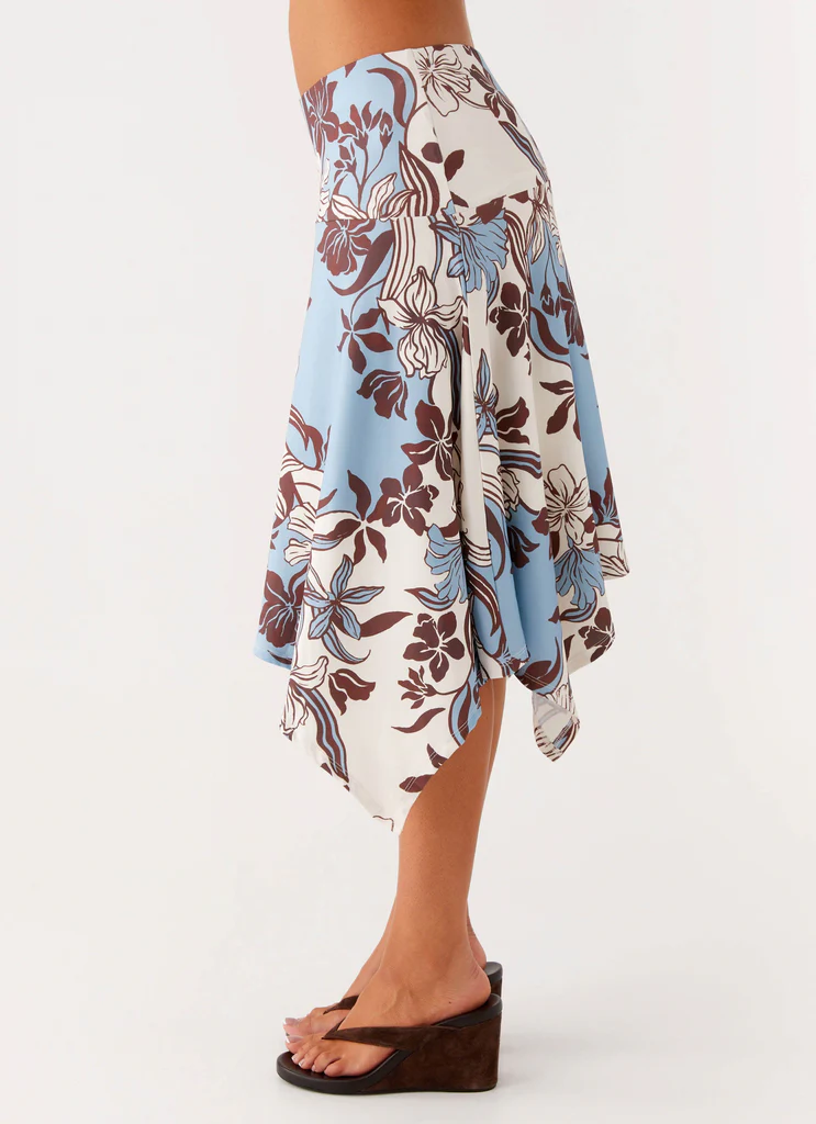 Jupe Midi Skye – Blossom Bluewood Jupe Midi Skye - Blossom Bluewood
