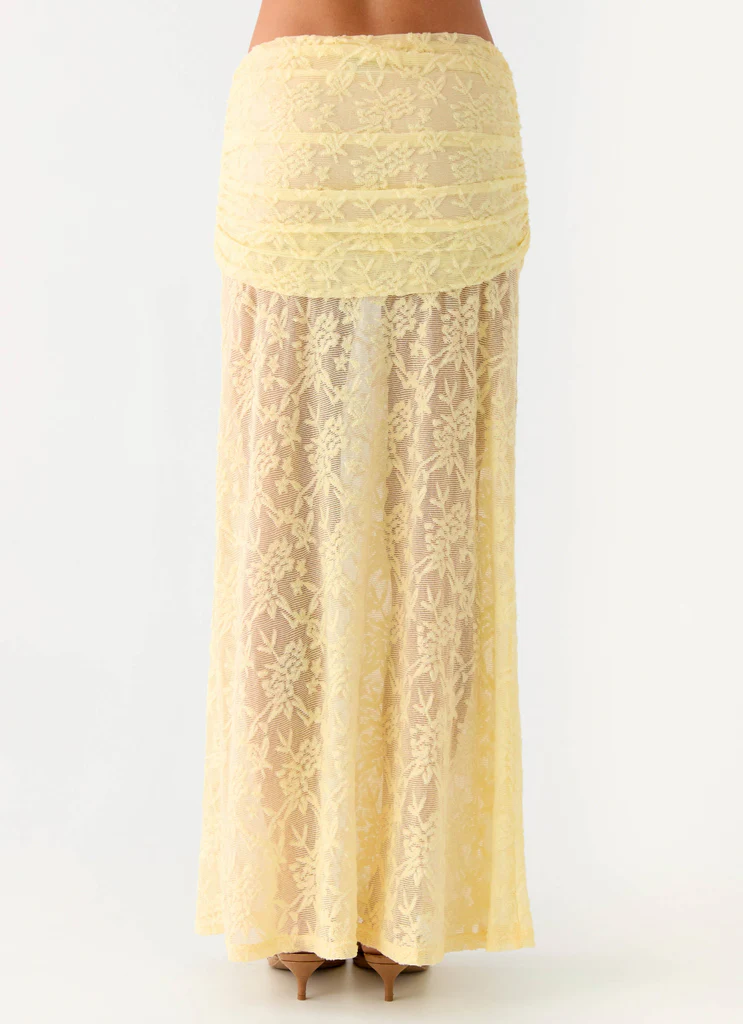 Jupe maxi Farruko en tissu jacquard – Beurre Jupe maxi Farruko en tissu jacquard - Beurre