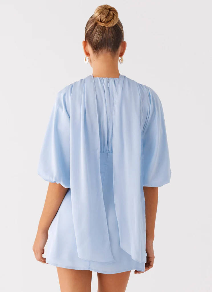 Robe Mini Mary - Bleu