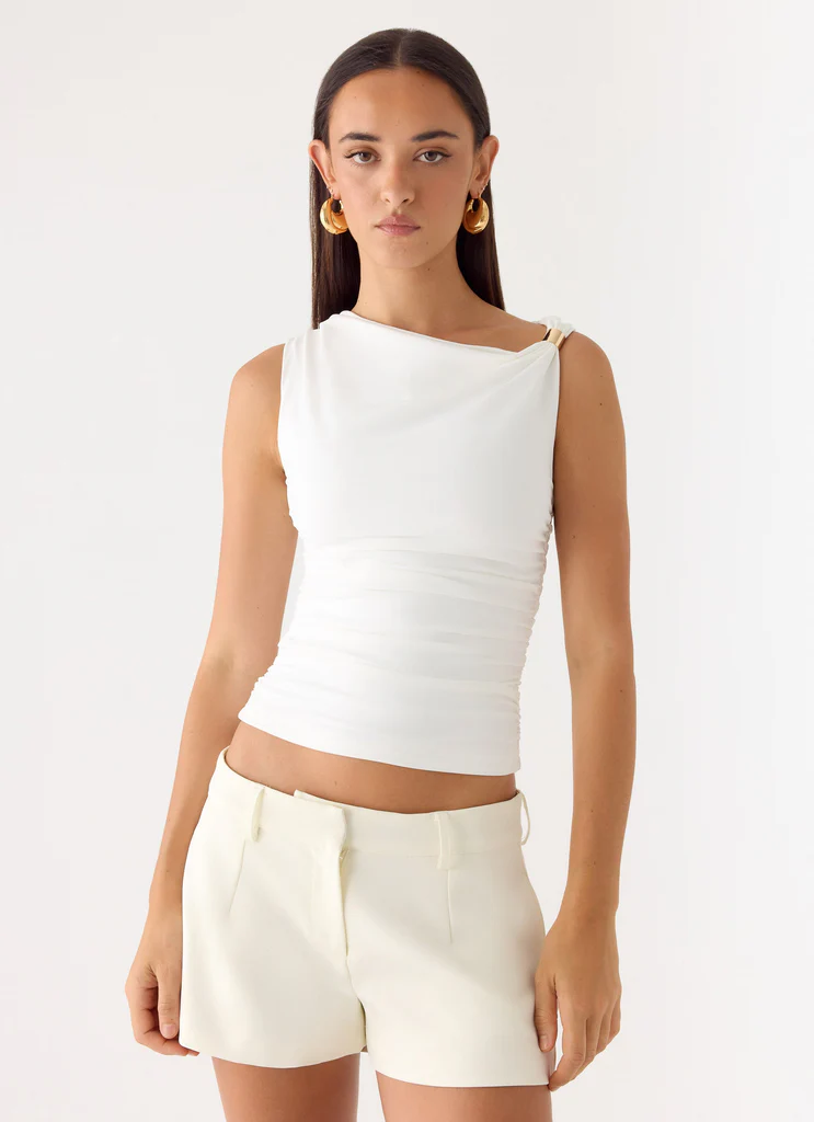 Top Short Notice - Blanc