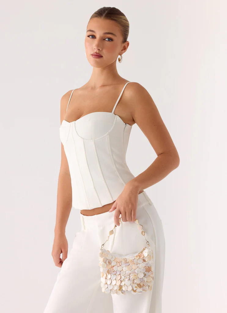 Sac Solara Shell - Ivoire