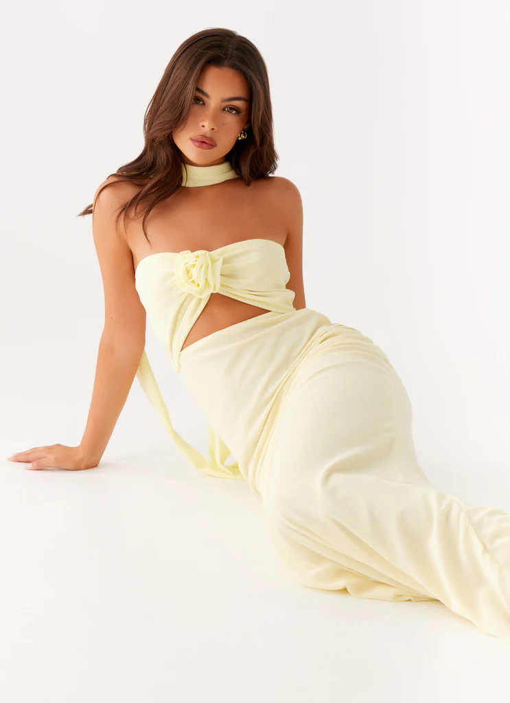 Nouvelle Robe Maxi Light - Jaune