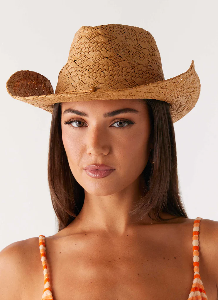 Chapeau de cow-boy Storm - Naturel