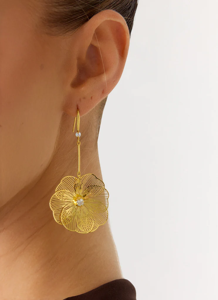 Boucles d'oreilles Violet Hour - Or