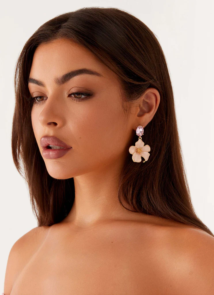 Boucles d'oreilles Wendy - Rose