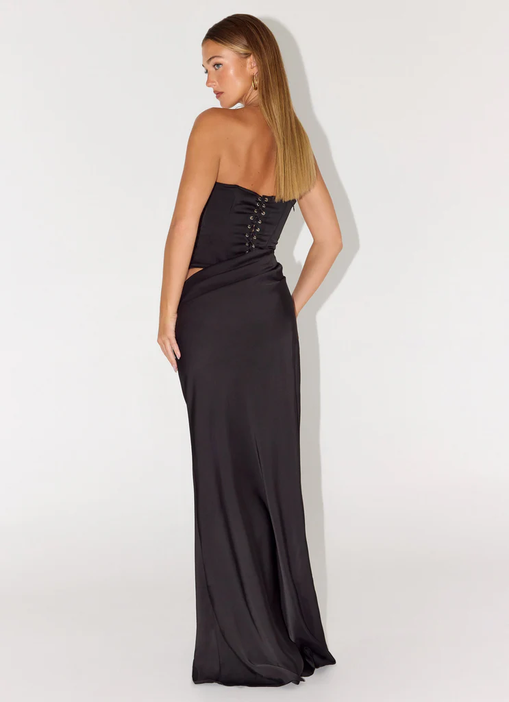 Robe Maxi Corset Emory - Noir