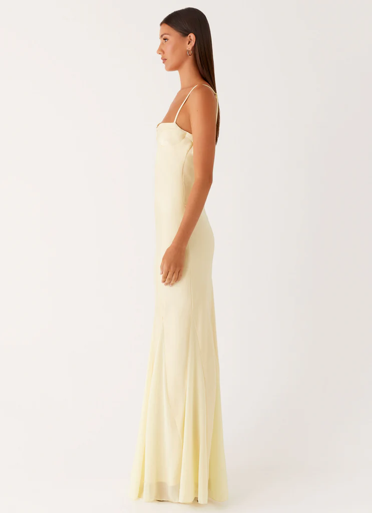 Robe Maxi Ravello - Jaune Solaire