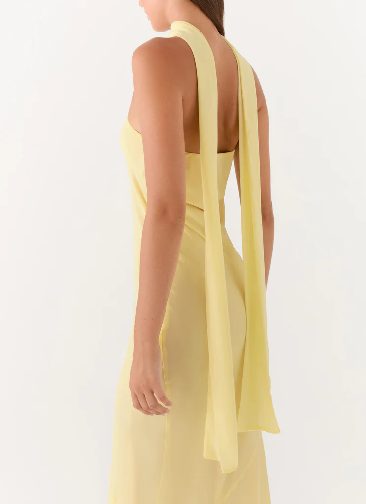 Robe Maxi Under The Pagoda - Jaune