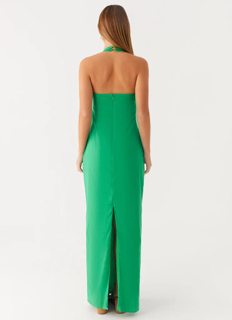 Robe Maxi Allyse en Coton - Cactus