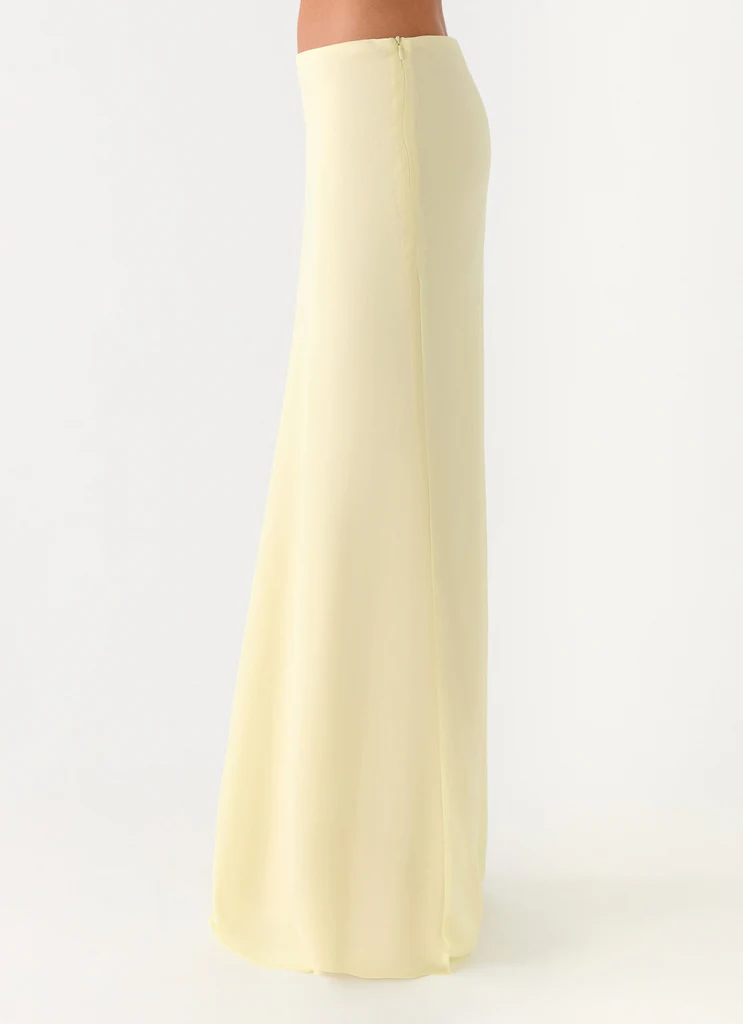 Jupe Maxi en Chiffon Star Girl - Jaune