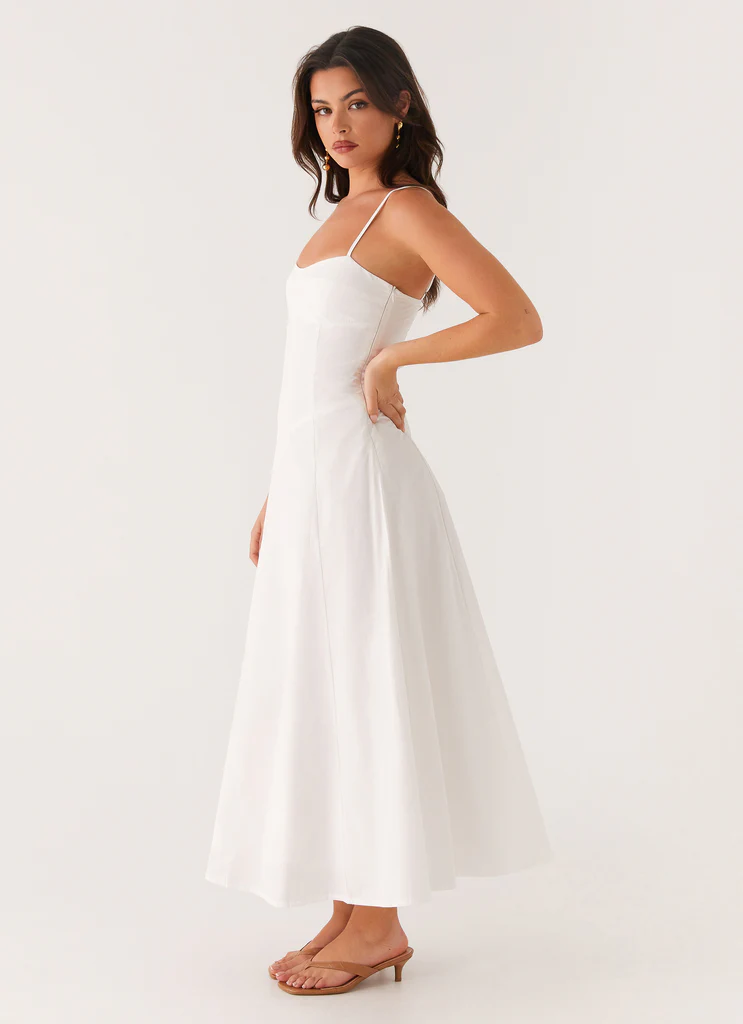 Robe Midi Noosa - Blanc