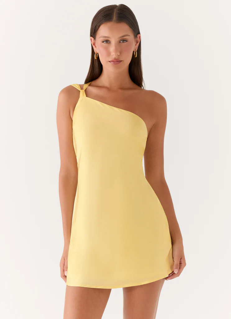 Robe Mini Lights Out - Jaune