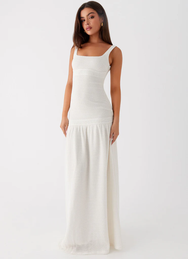 Robe Maxi Lyrical - Ivoire