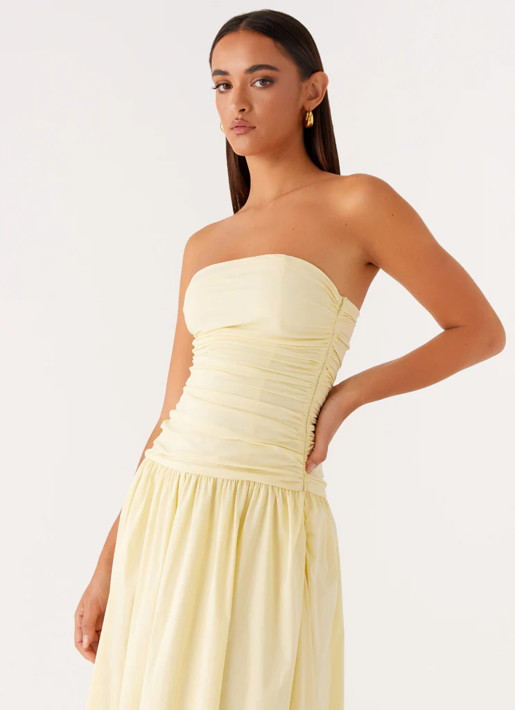 Robe Maxi Carmel - Jaune