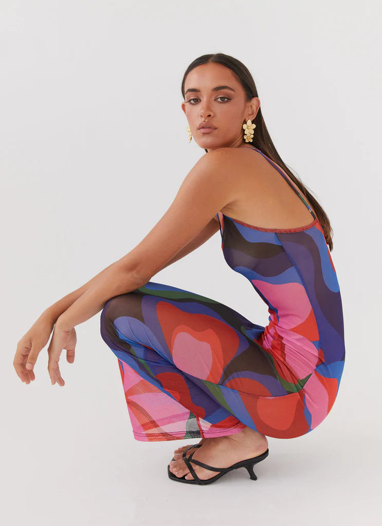 Robe maxi Love On The Run - Fantaisie florale