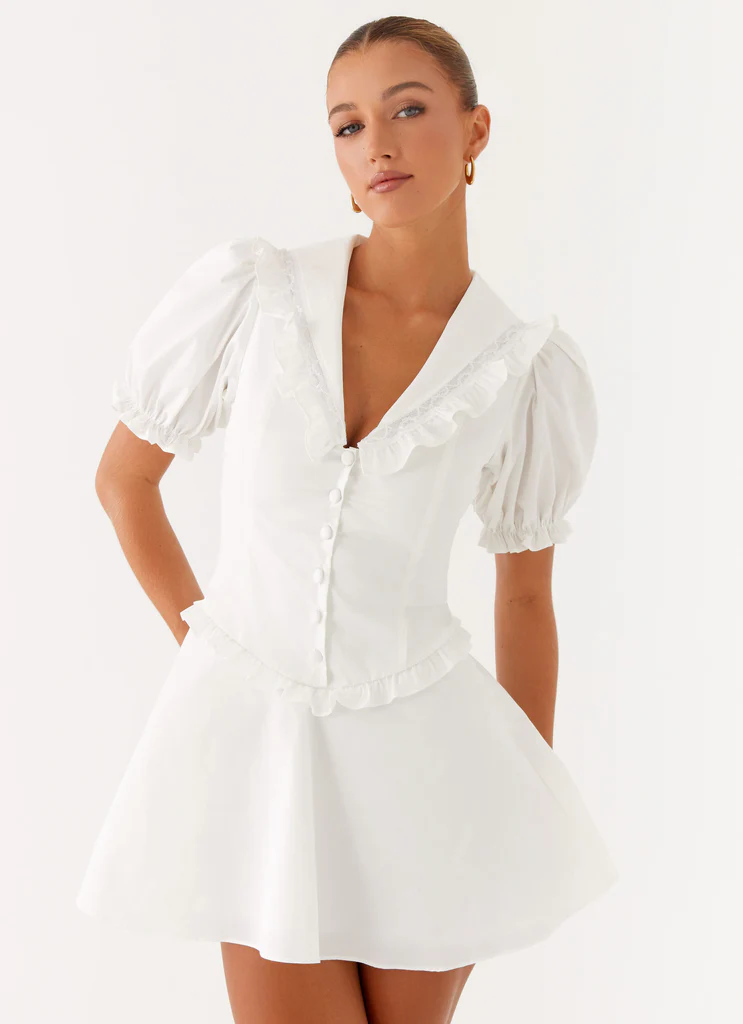 Robe Mini Seana – Blanc Robe Mini Seana - Blanc