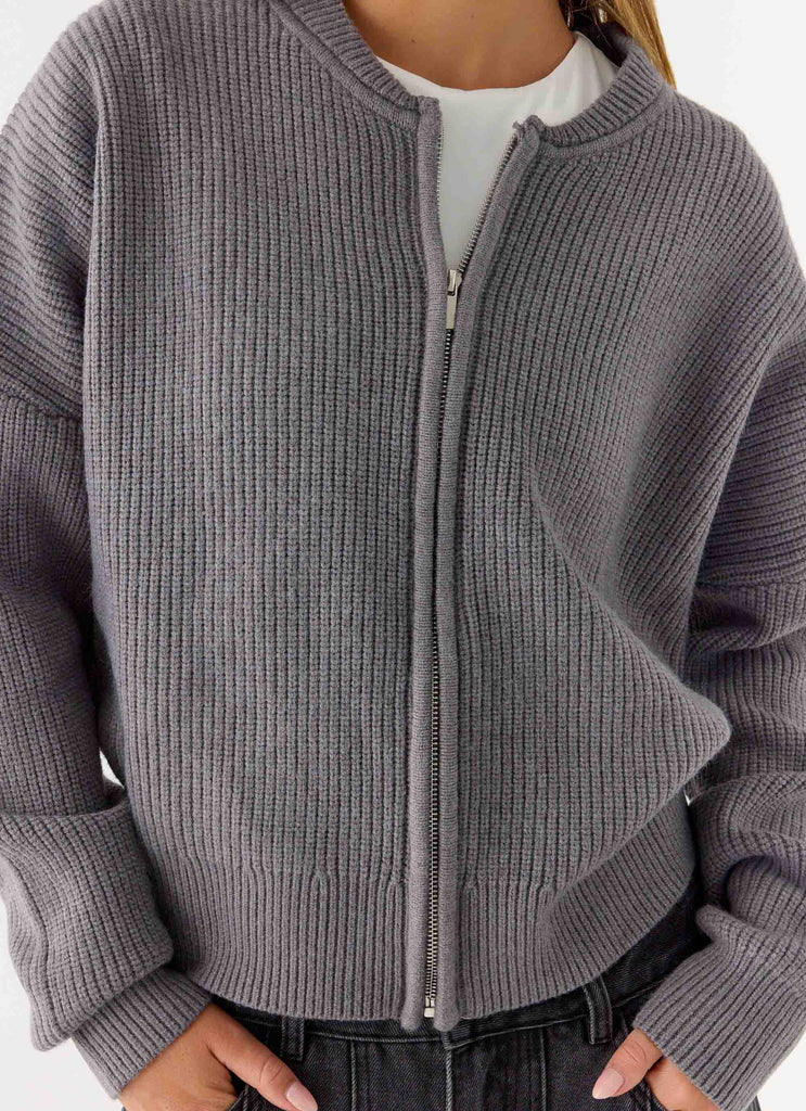 Pull-over à fermeture éclair Codi - Charcoal
