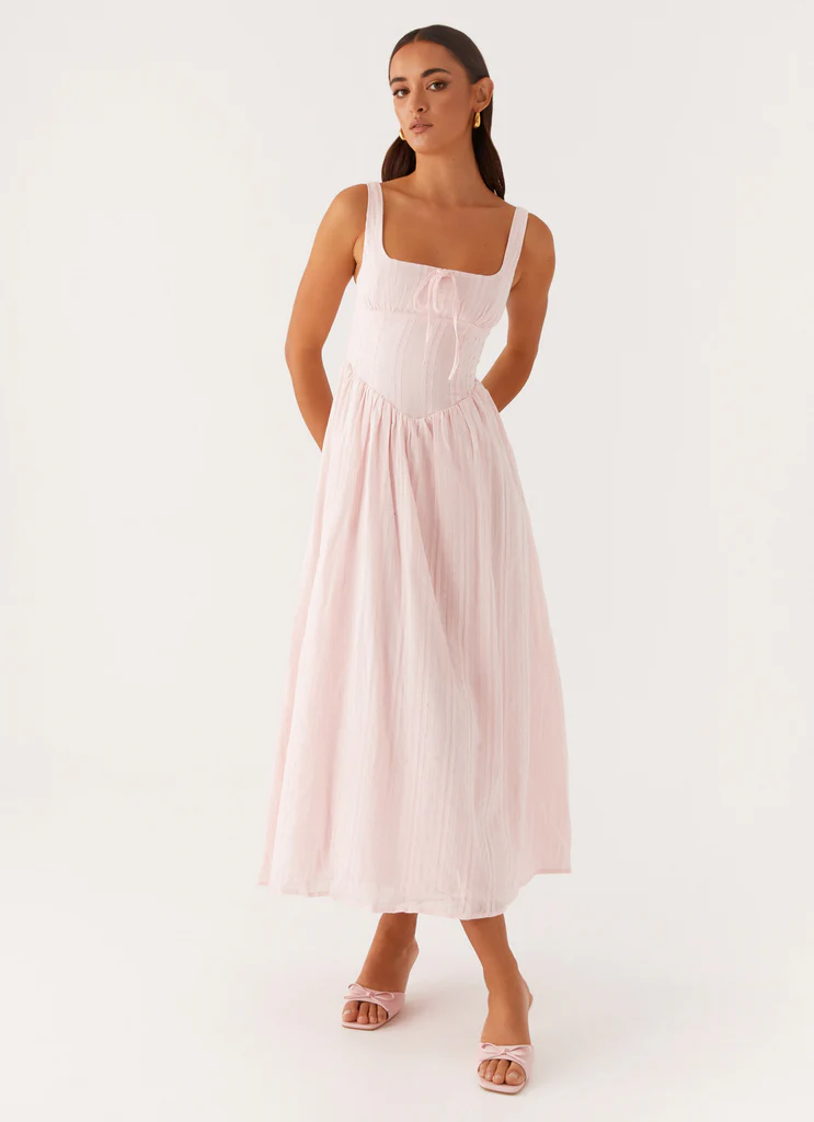 Robe Midi Pascuelle - Rose