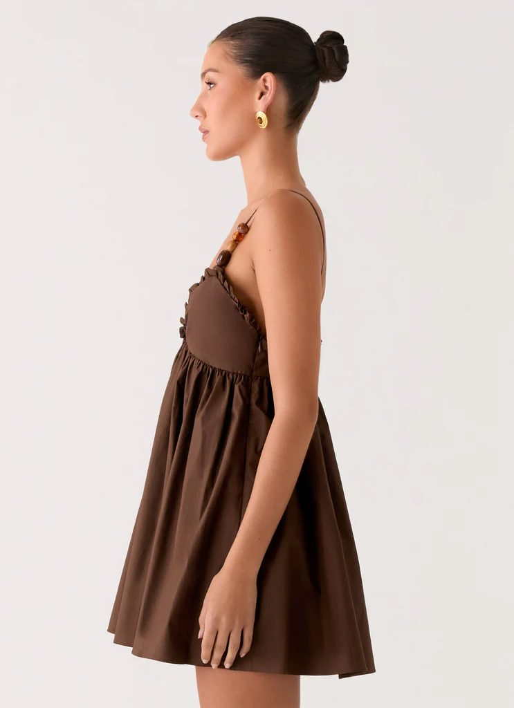Robe Mini Jonas - Brun