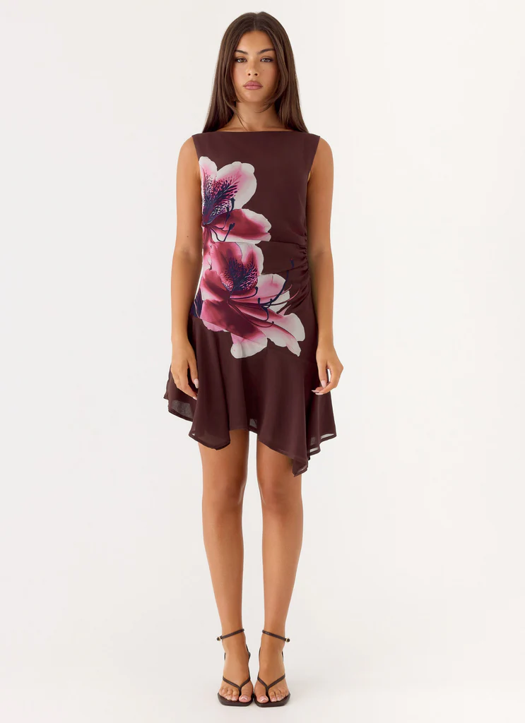 Robe Mini Asymétrique Maris - Velvet Bloom
