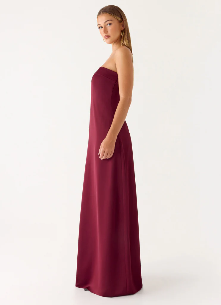 Robe Maxi Jiana - Merlot