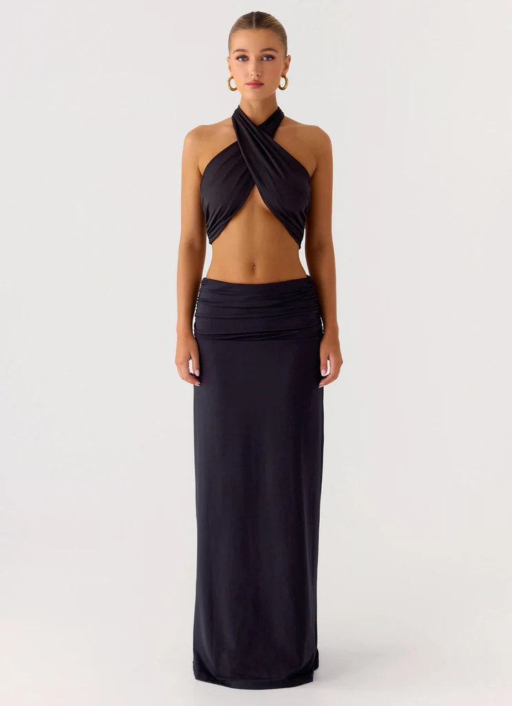 Jupe Maxi Elisabetta - Noir