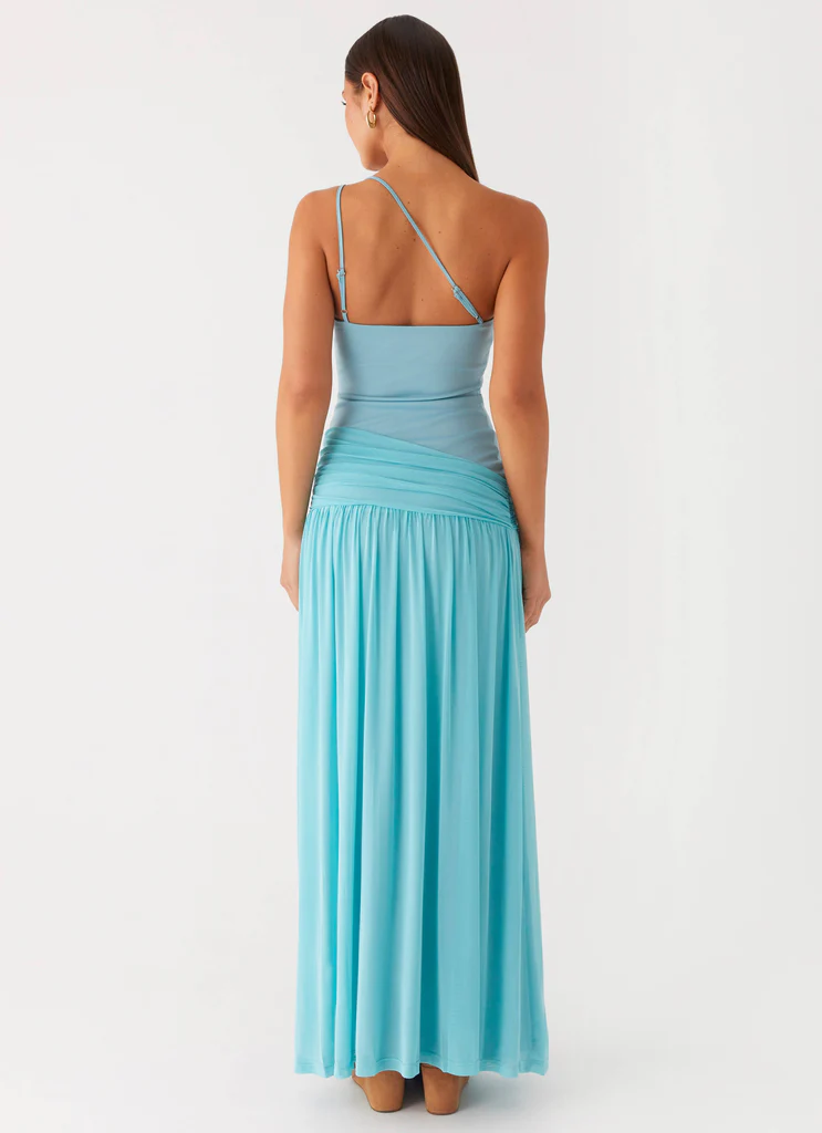Robe Maxi Aurelia - Aqua