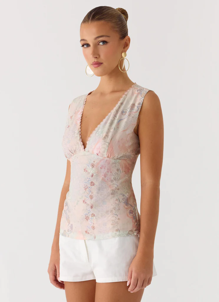 Top Lost In Love - Mystic Paisley