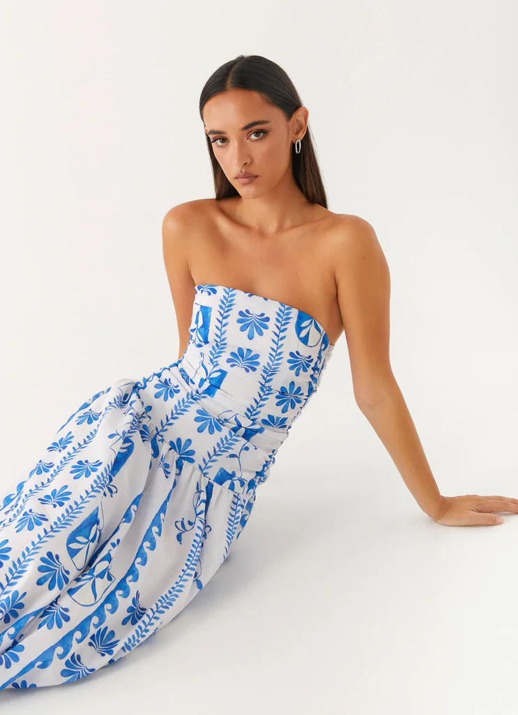 Robe Maxi Carmel - Ondes Florales