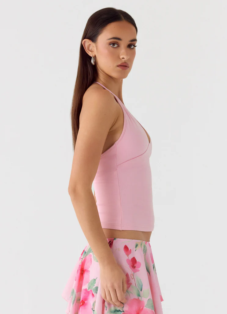 Halter Roll Out – Rose Pâle Halter Roll Out - Rose Pâle