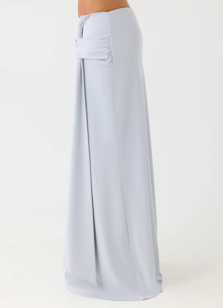 Jupe Maxi Romana - Bleu Gris