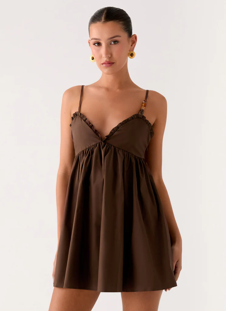Robe Mini Jonas - Brun