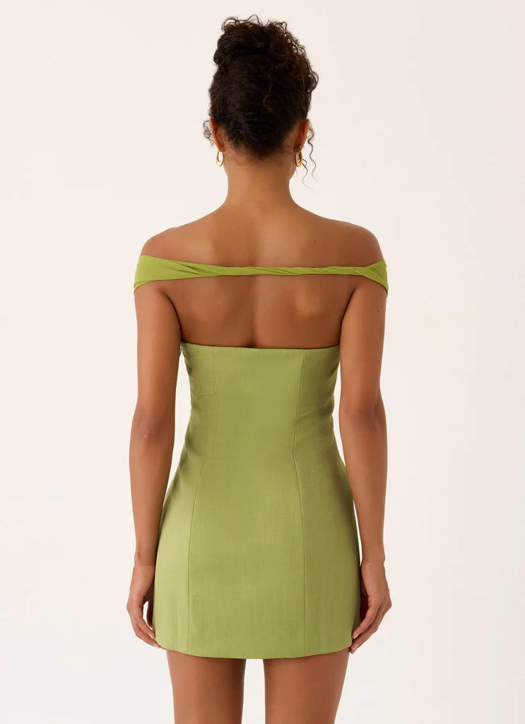 Robe Mini Caterina - Vert Fougère