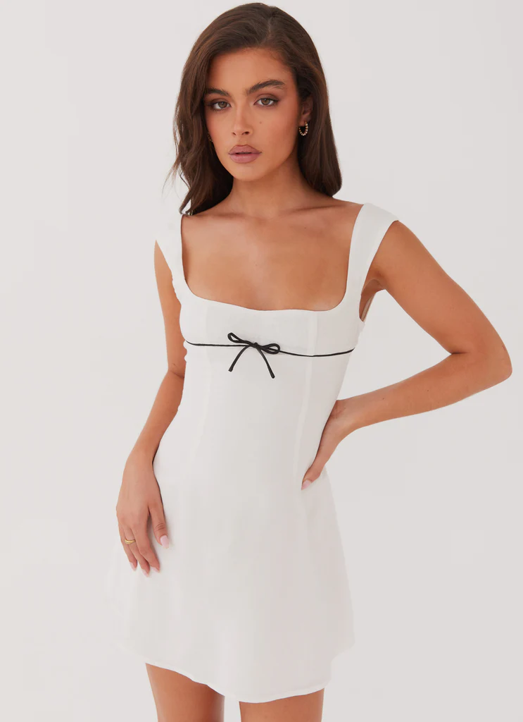 Robe Mini Cadence - Blanc