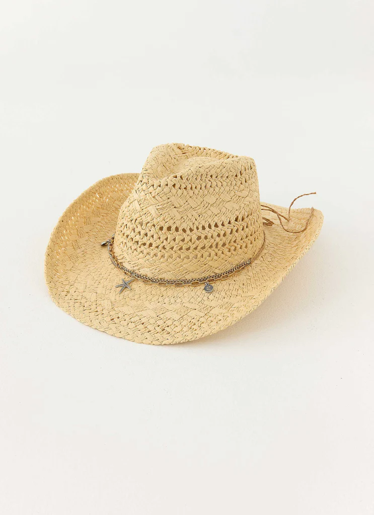 Chapeau de cow-boy Late Checkout - Naturel