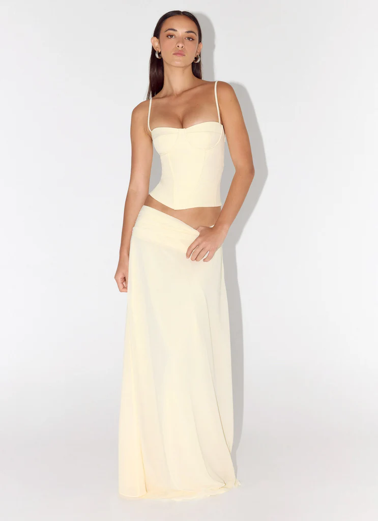 Jupe Maxi Natalya – Jaune Jupe Maxi Natalya - Jaune
