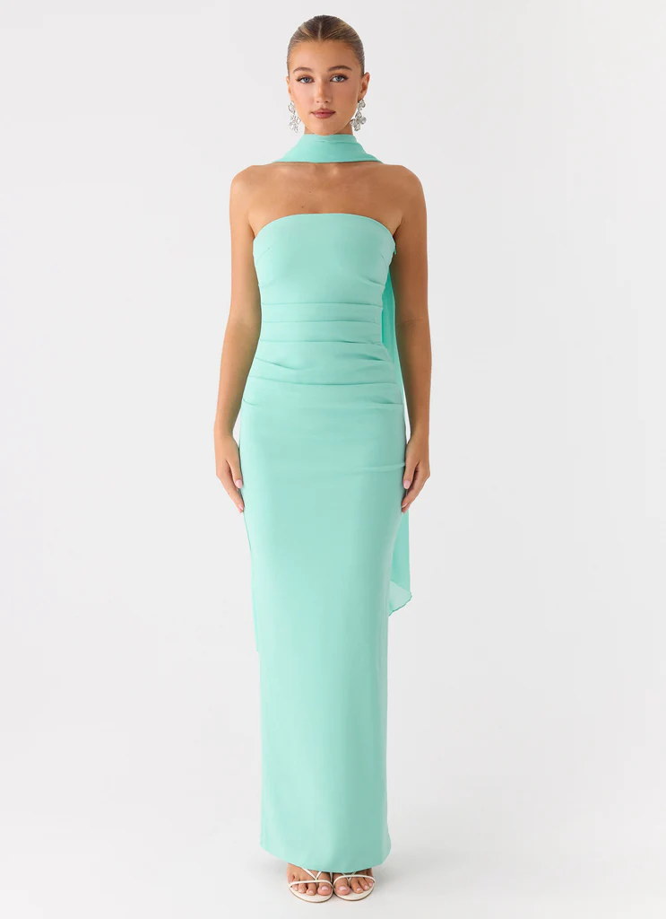 Robe Maxi Libra - Aqua